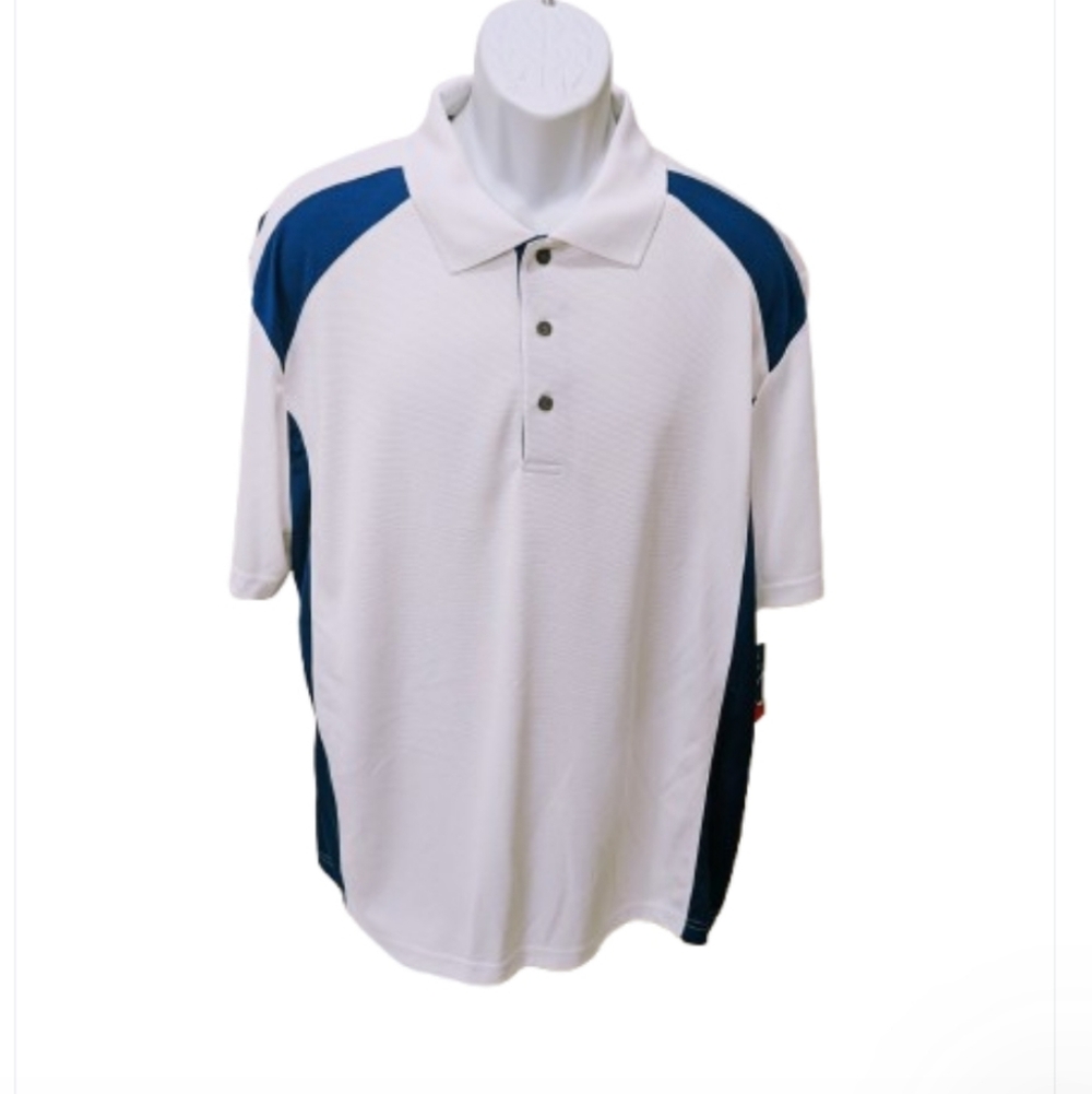 NWT Golf America Golf Shirt XL Short Sleeve UPF15 Wicking 120t